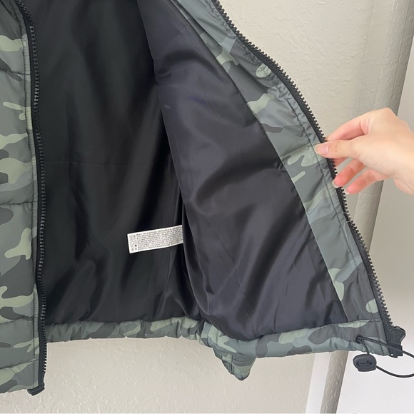 Camo Green Puffer Jacket - Picture 5 of 7